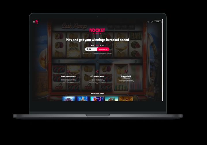 Rocket Casino desktop